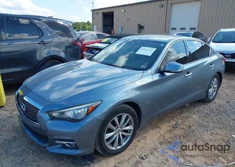 2015 Infiniti Q50 Premium from USA, damaged, VIN JN1BV7AR2FM400081